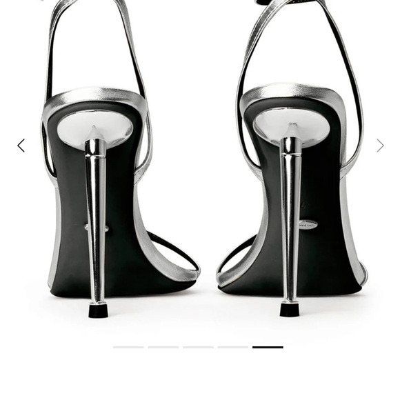 Tony Bianco USA Myra Nappa Metallic Heels - Picture 5 of 5